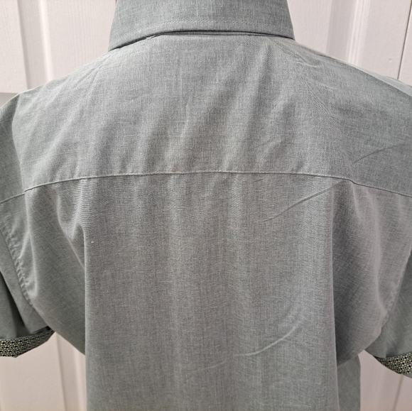 NWT Craft & Flow Button Up Short Sleeve Shirt  Size L - Picture 6 of 13